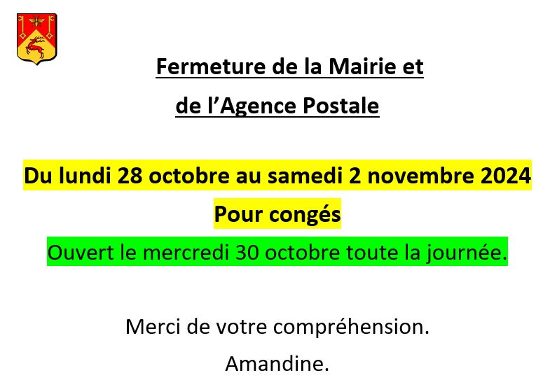 Lire la suite à propos de l’article Congés