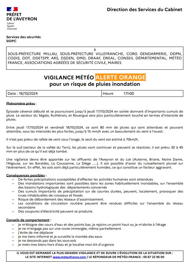 Lire la suite à propos de l’article Vigilance ORANGE